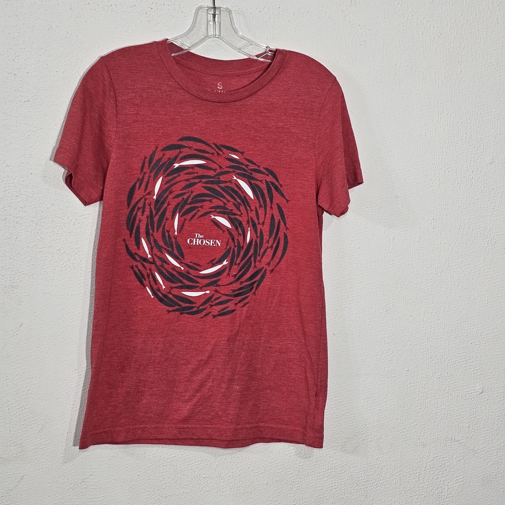 THE CHOSEN Red Graphic T-Shirt